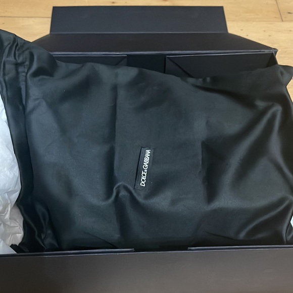 Dolce & Gabbana Calfskin nappa Portofino sneakers with lettering - Picture 12 of 15